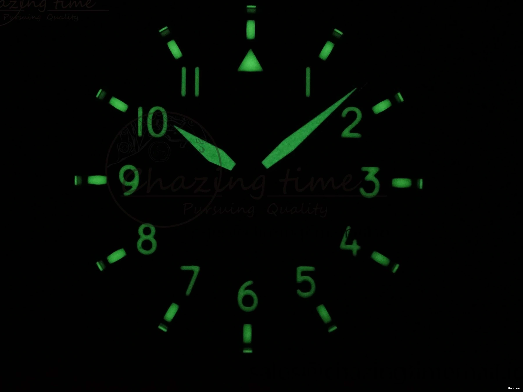 MIROTIME 0515 Big Pilot IW329802 M+F 1:1 Best Edition Green Dial on Green Nylon Strap MY Unique 7002